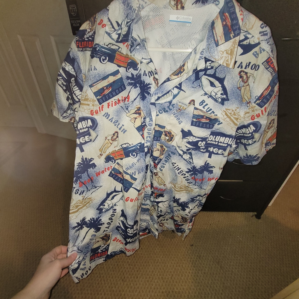 Columbia Multicolor Graphic Casual Shirt